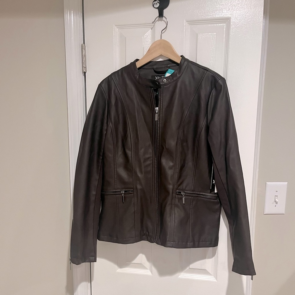 Mo-Ka Ebele Faux Leather Jacket